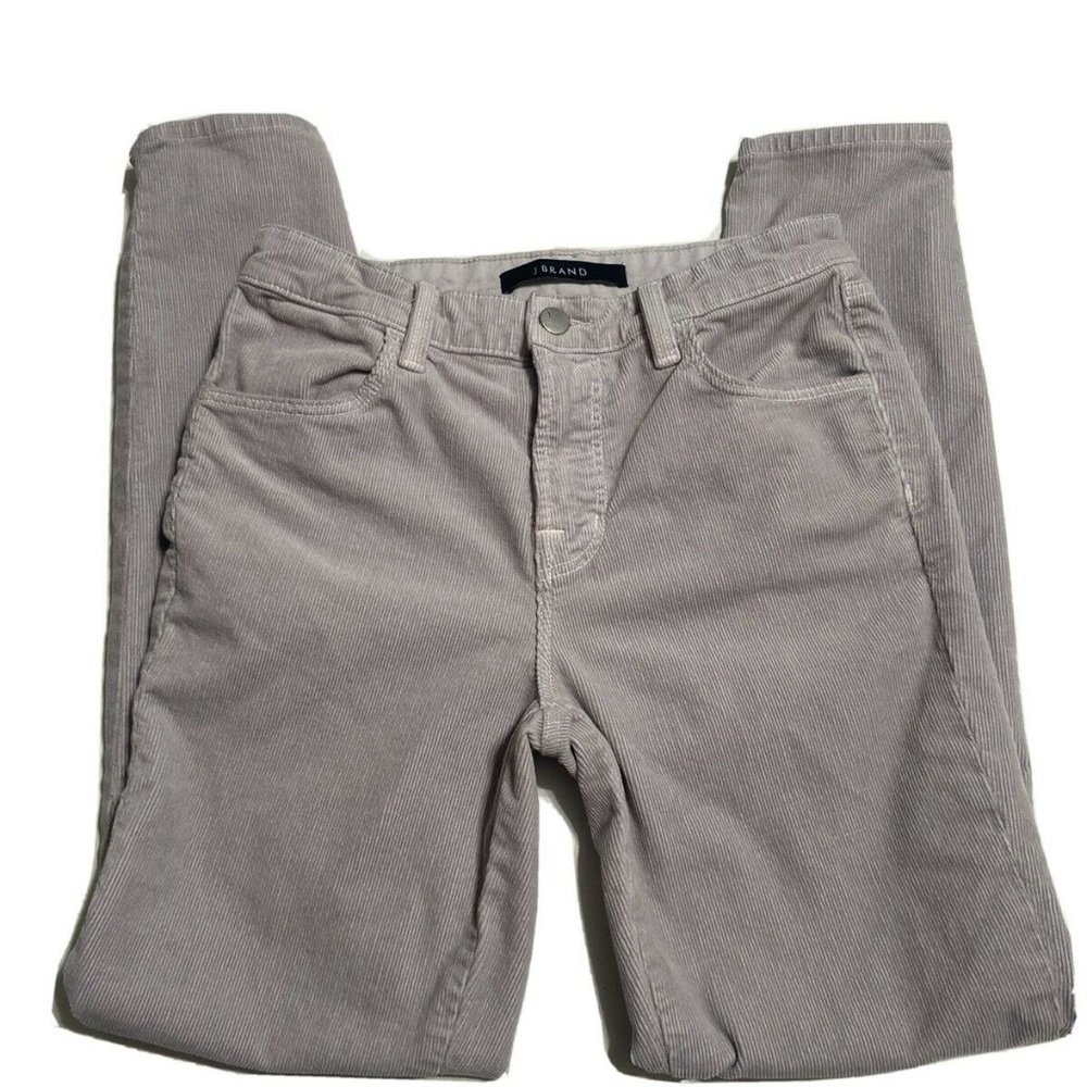 J. Brand Alana Corduroy Skinny Cropped Pants Women